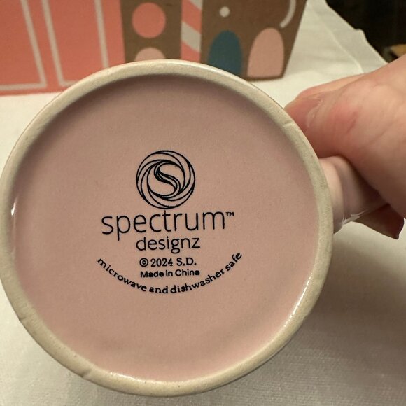 SPECTRUM DESIGNZ MUG MR AND MRS SNOWMAN CARDINAL MICROWAVE SAFE 15 OZ NWT - Picture 5 of 5